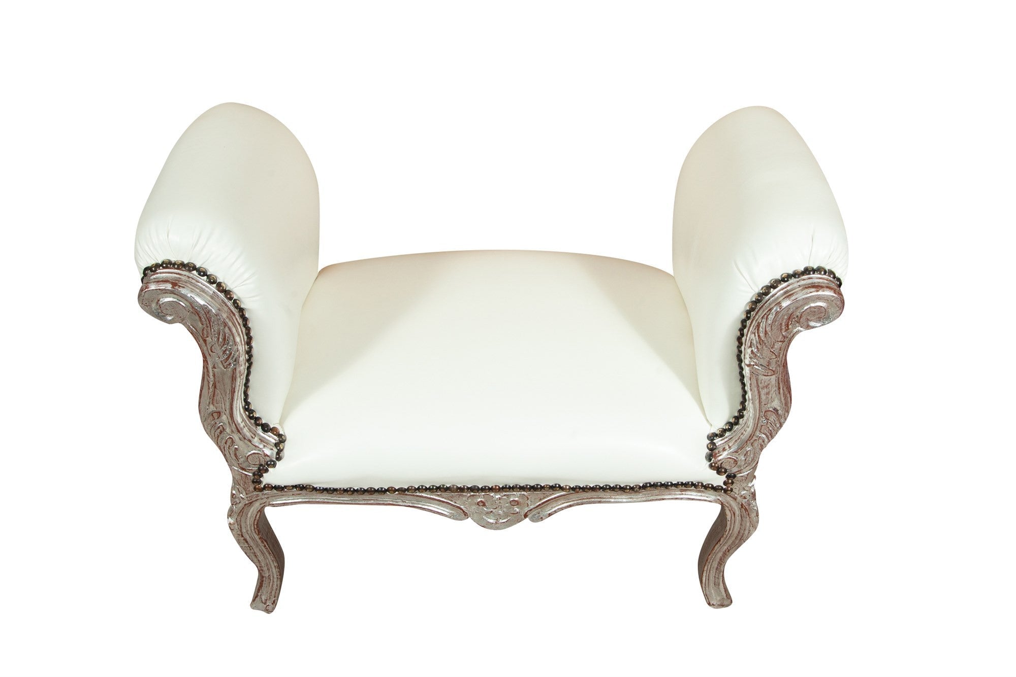 Biscottini Panchetta stile francese Luigi XVI in legno massello di faggio XVI, faggio,