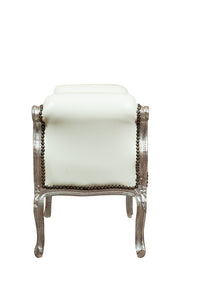 Biscottini Panchetta stile francese Luigi XVI in legno massello di faggio XVI, faggio,