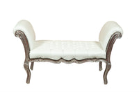 Biscottini Panchetta stile francese Luigi XVI in legno massello di faggio XVI, faggio,