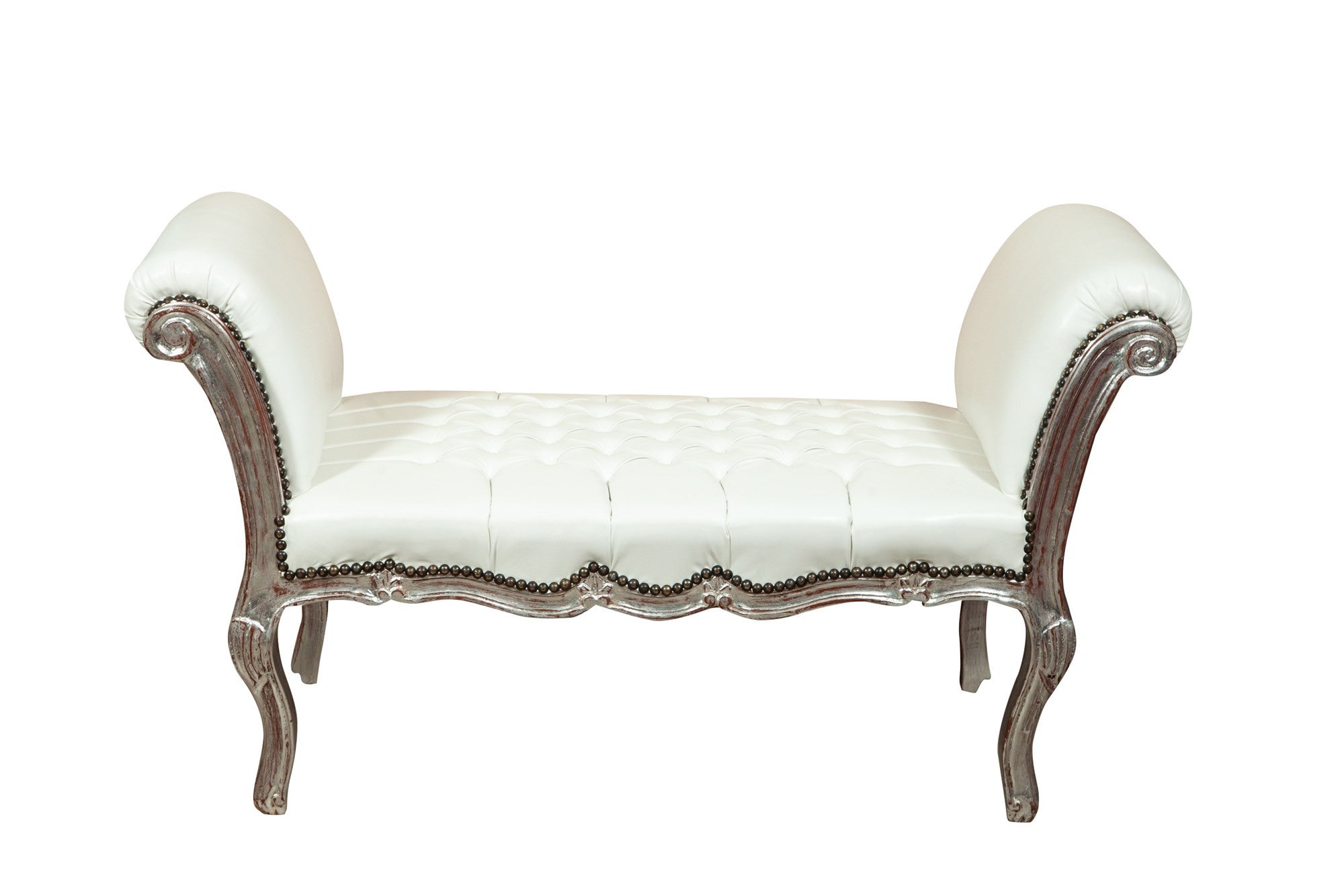 Biscottini Panchetta stile francese Luigi XVI in legno massello di faggio XVI, faggio,