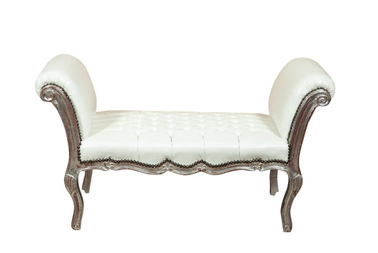 Biscottini Panchetta stile francese Luigi XVI in legno massello di faggio XVI, faggio,