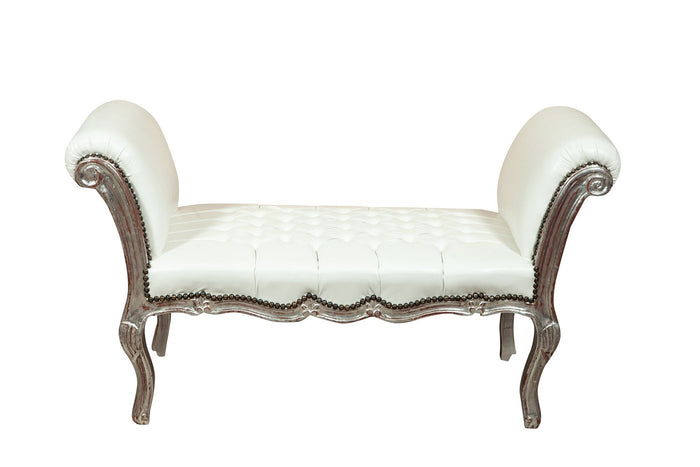 Biscottini Panchetta stile francese Luigi XVI in legno massello di faggio XVI, faggio,