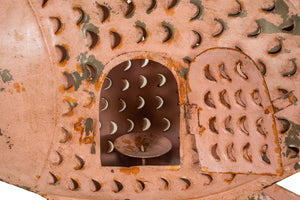 Biscottini Pesce porta candela in ferro dipinto a mano Originale lanterna forma Offerta