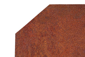 Biscottini PIASTRA DA CAMINO IN FUSIONE DI GHISA L88XPR3,5XH64 CM RUGGINE AL NATURALE