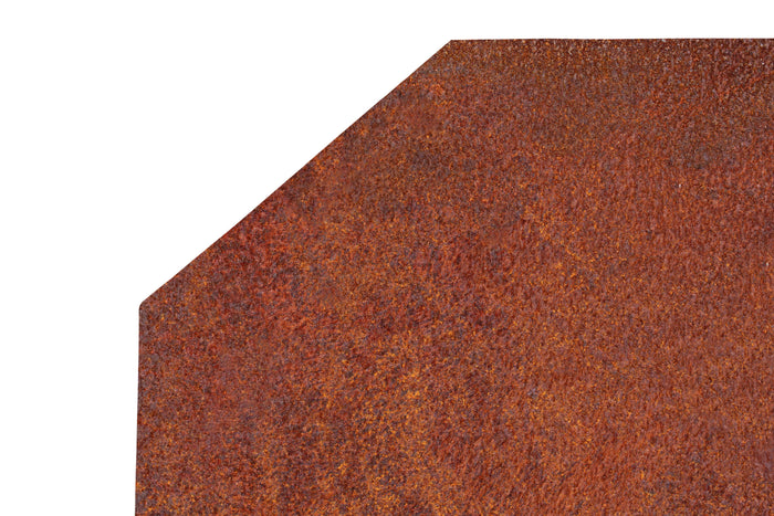 Biscottini PIASTRA DA CAMINO IN FUSIONE DI GHISA L88XPR3,5XH64 CM RUGGINE AL NATURALE