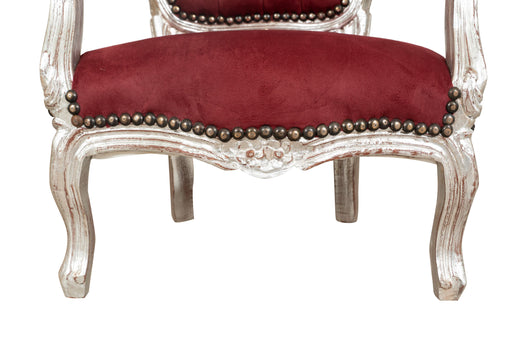 Biscottini POLTRONA DA BAMBINO STILE FRANCESE LUIGI XVI IN LEGNO MASSELLO DI FAGGIO Sedia