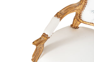 Biscottini POLTRONA DA BAMBINO STILE FRANCESE LUIGI XVI IN LEGNO MASSELLO DI FAGGIO Sedia