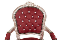 Biscottini POLTRONA DA BAMBINO STILE FRANCESE LUIGI XVI IN LEGNO MASSELLO DI FAGGIO Sedia