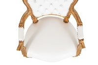 Biscottini POLTRONA DA BAMBINO STILE FRANCESE LUIGI XVI IN LEGNO MASSELLO DI FAGGIO Sedia