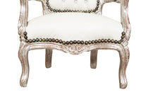 Biscottini POLTRONA DA BAMBINO STILE FRANCESE LUIGI XVI IN LEGNO MASSELLO DI FAGGIO Sedia