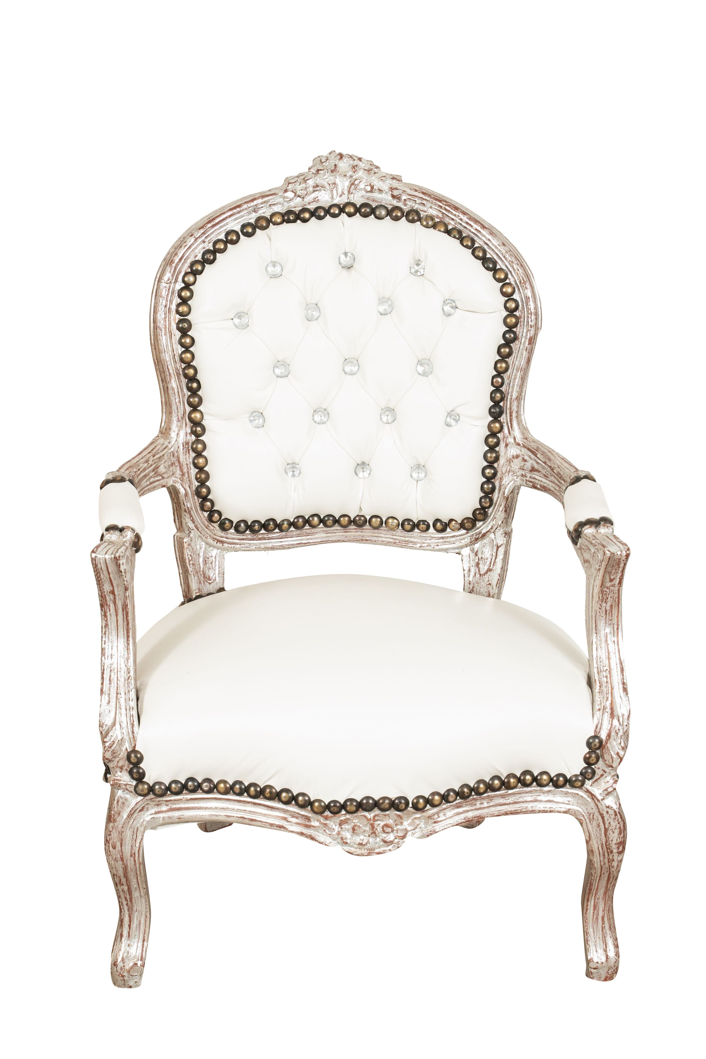 Biscottini POLTRONA DA BAMBINO STILE FRANCESE LUIGI XVI IN LEGNO MASSELLO DI FAGGIO Sedia