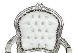 Biscottini POLTRONA DA BAMBINO STILE FRANCESE LUIGI XVI IN LEGNO MASSELLO DI FAGGIO XVI,