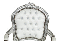 Biscottini POLTRONA DA BAMBINO STILE FRANCESE LUIGI XVI IN LEGNO MASSELLO DI FAGGIO XVI,