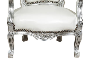 Biscottini POLTRONA DA BAMBINO STILE FRANCESE LUIGI XVI IN LEGNO MASSELLO DI FAGGIO XVI,