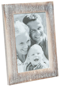 Biscottini Portafoto da appoggio in legno finitura Shabby anticata