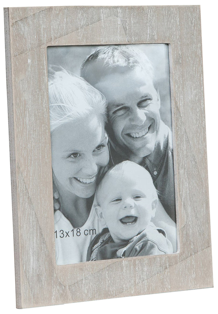 Biscottini Portafoto da appoggio in legno finitura Shabby anticata