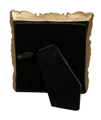 Biscottini PORTAFOTO DA APPOGGIO VERTICALE/ORIZZONTALE IN RESINA FINITURA ORO ANTICATA