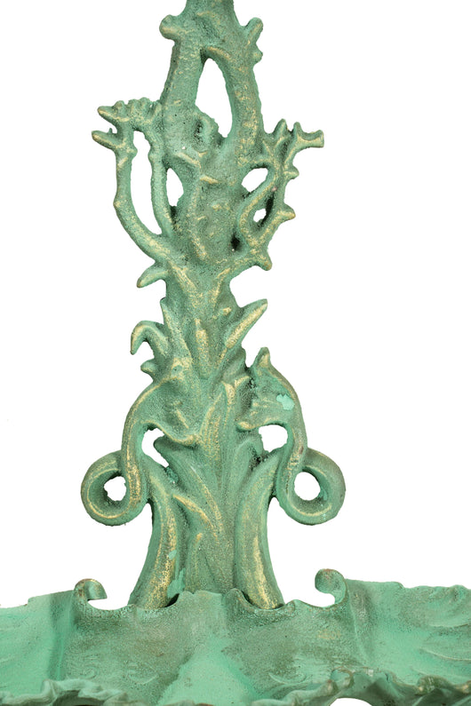 Biscottini Portaombrelli in ghisa finitura verde anticata Molto pratico stabile Offerta