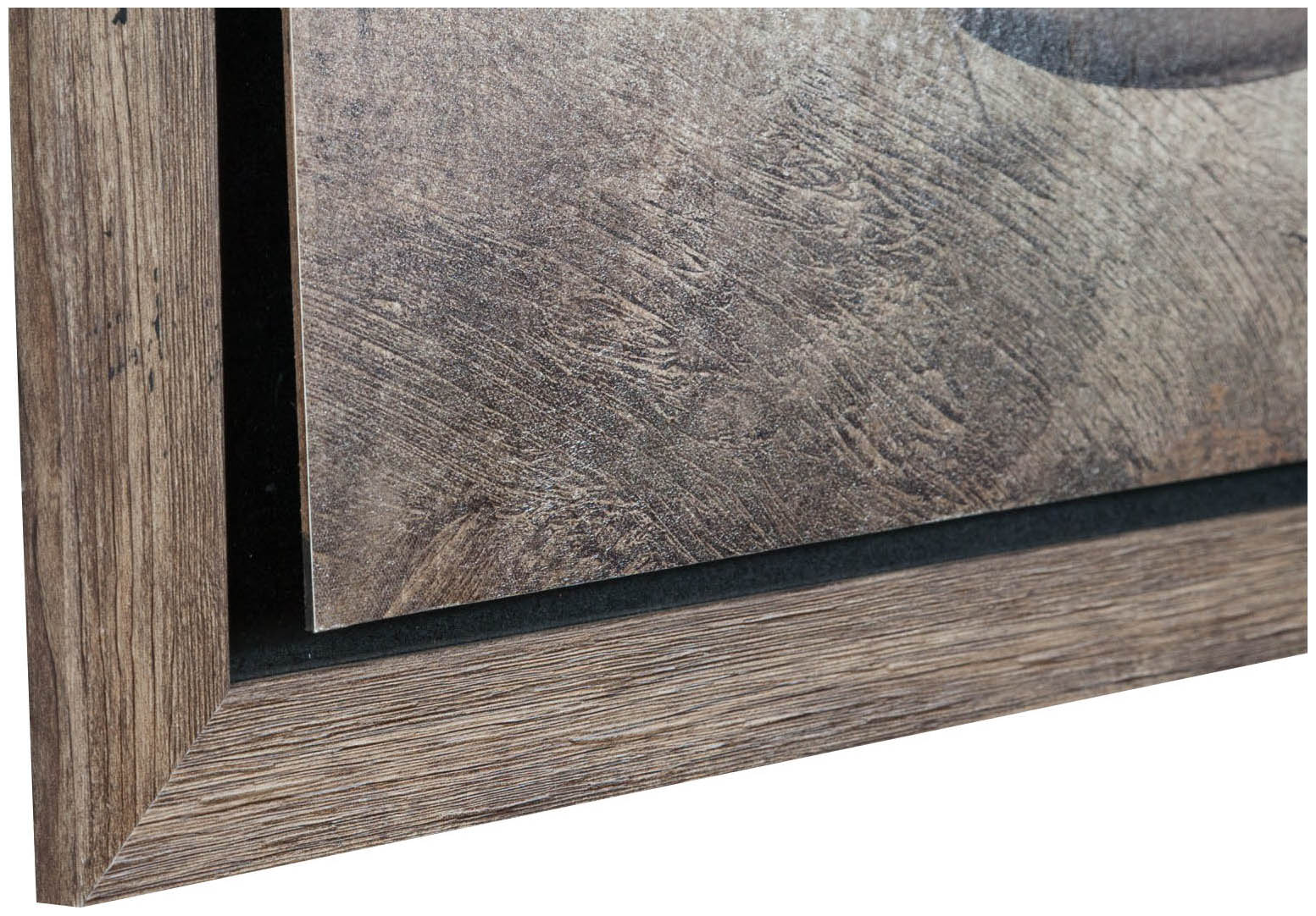 Biscottini Quadro in legno Dipinto anticato cornice L60xPR2xH90 cm Qualità Garantita