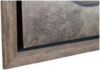 Biscottini Quadro in legno Dipinto anticato cornice L60xPR2xH90 cm Qualità Garantita