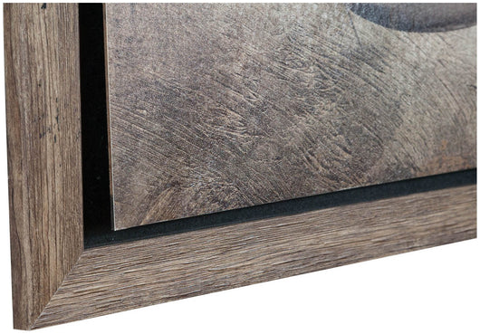 Biscottini Quadro in legno Dipinto anticato cornice L60xPR2xH90 cm Qualità Garantita