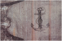 Biscottini Quadro in legno Dipinto anticato cornice L60xPR2xH90 cm Qualità Garantita