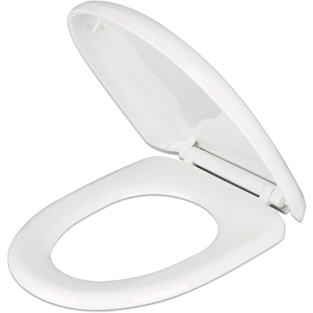 Batwa, sedile wc con coperchio, abbassamento automatico, forma a