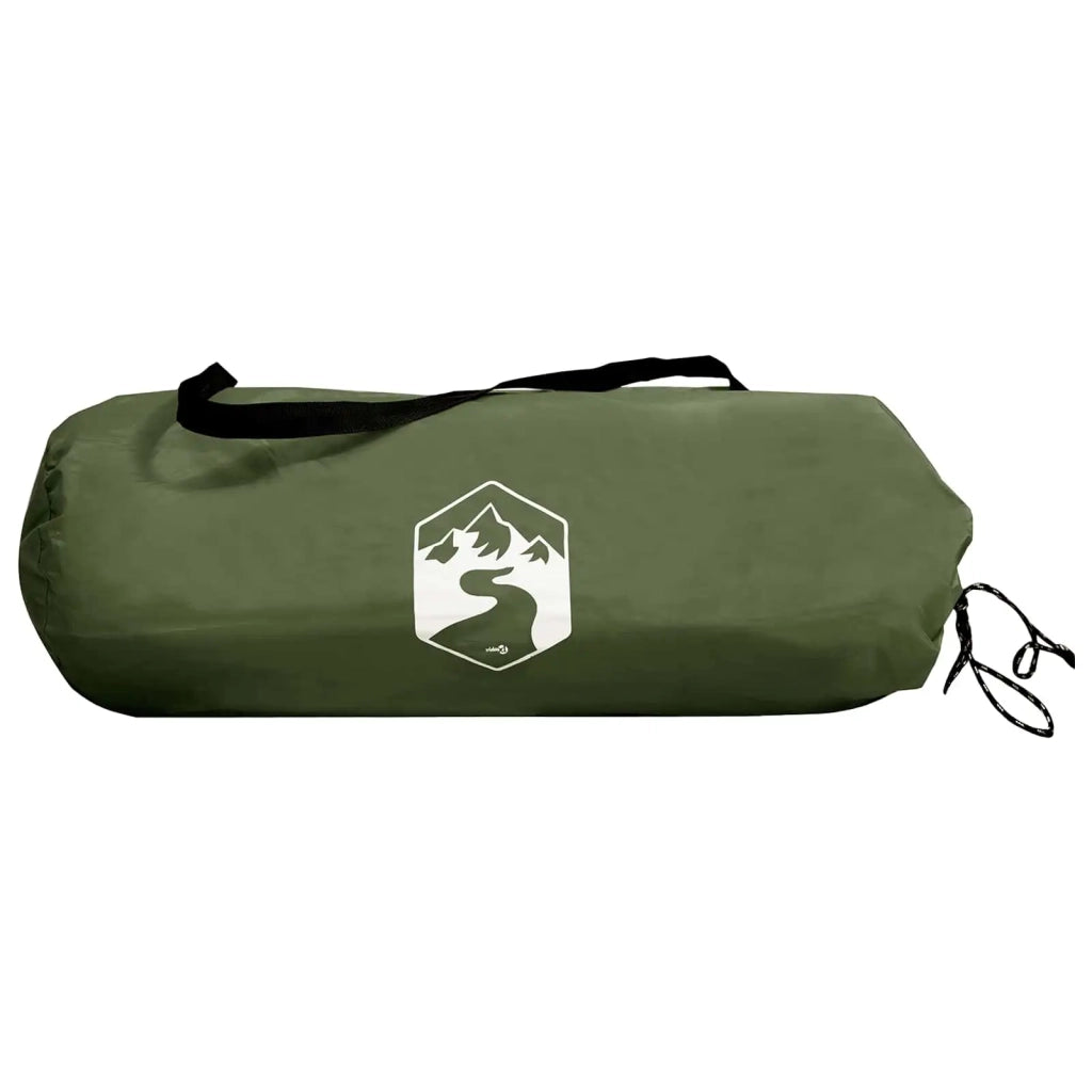 Tenda a tunnel con tetto Verde Oliva 410 x 175 x 105 cm 42029024