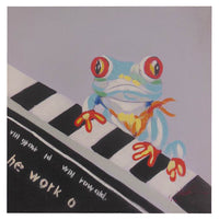 Biscottini Quadro olio su tela dipinto a mano 60x3x60 dare tocco L60xPR3xH60 L60xPR3xH60