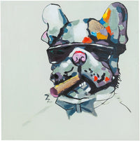 Biscottini Quadro olio su tela dipinto a mano 60x3x60 dare tocco L60xPR3xH60 L60xPR3xH60