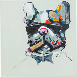 Biscottini Quadro olio su tela dipinto a mano 60x3x60 dare tocco L60xPR3xH60 L60xPR3xH60