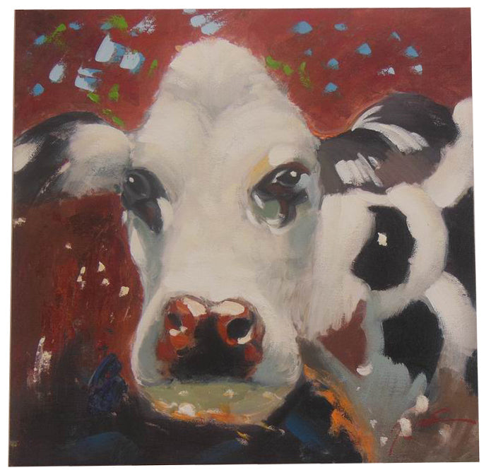 Biscottini Quadro olio su tela dipinto a mano 60x3x60 dare tocco L60xPR3xH60 L60xPR3xH60