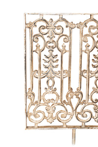 Biscottini Ringhiera in ghisa finitura anticata Molto stabile, robusta Offerta Speciale