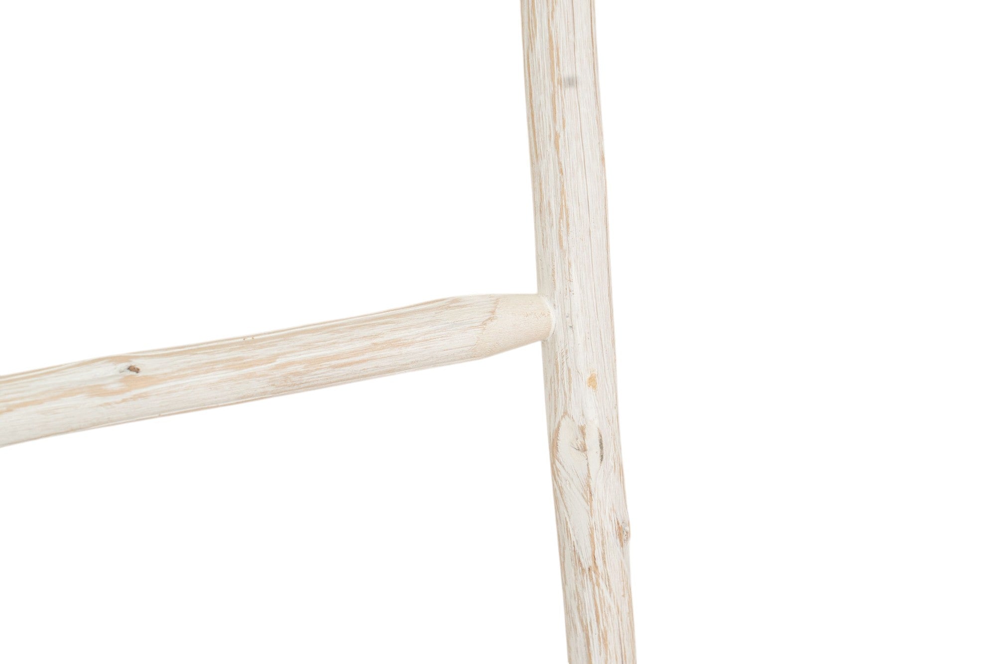 Biscottini Scala portasciugamani in legno finitura bianca