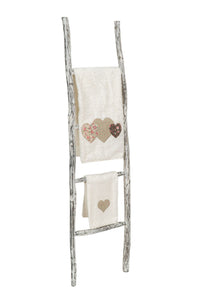 Biscottini Scala portasciugamani in legno finitura nera