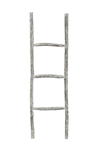 Biscottini Scala portasciugamani in legno finitura nera dimensioni lunghezza profondità