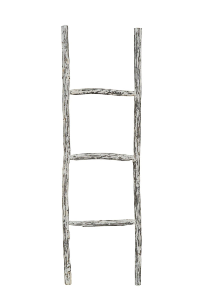 Biscottini Scala portasciugamani in legno finitura nera dimensioni lunghezza profondità