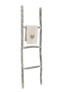 Biscottini Scala portasciugamani in legno finitura nera dimensioni lunghezza profondità