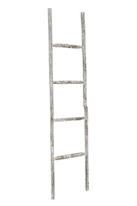 Biscottini Scala portasciugamani in legno finitura nera dimensioni lunghezza profondità