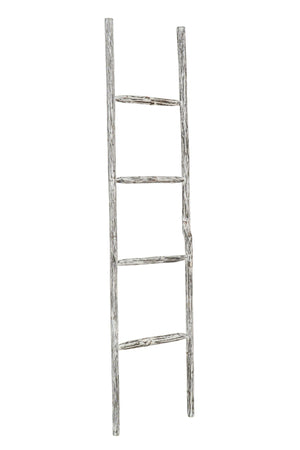 Biscottini Scala portasciugamani in legno finitura nera dimensioni lunghezza profondità