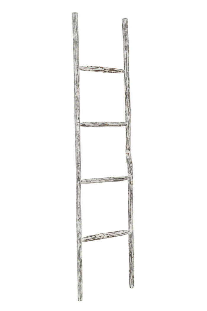 Biscottini Scala portasciugamani in legno finitura nera dimensioni lunghezza profondità