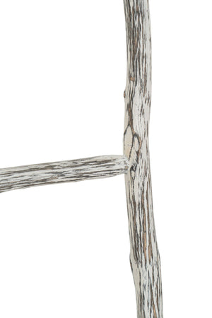 Biscottini Scala portasciugamani in legno finitura nera dimensioni lunghezza profondità