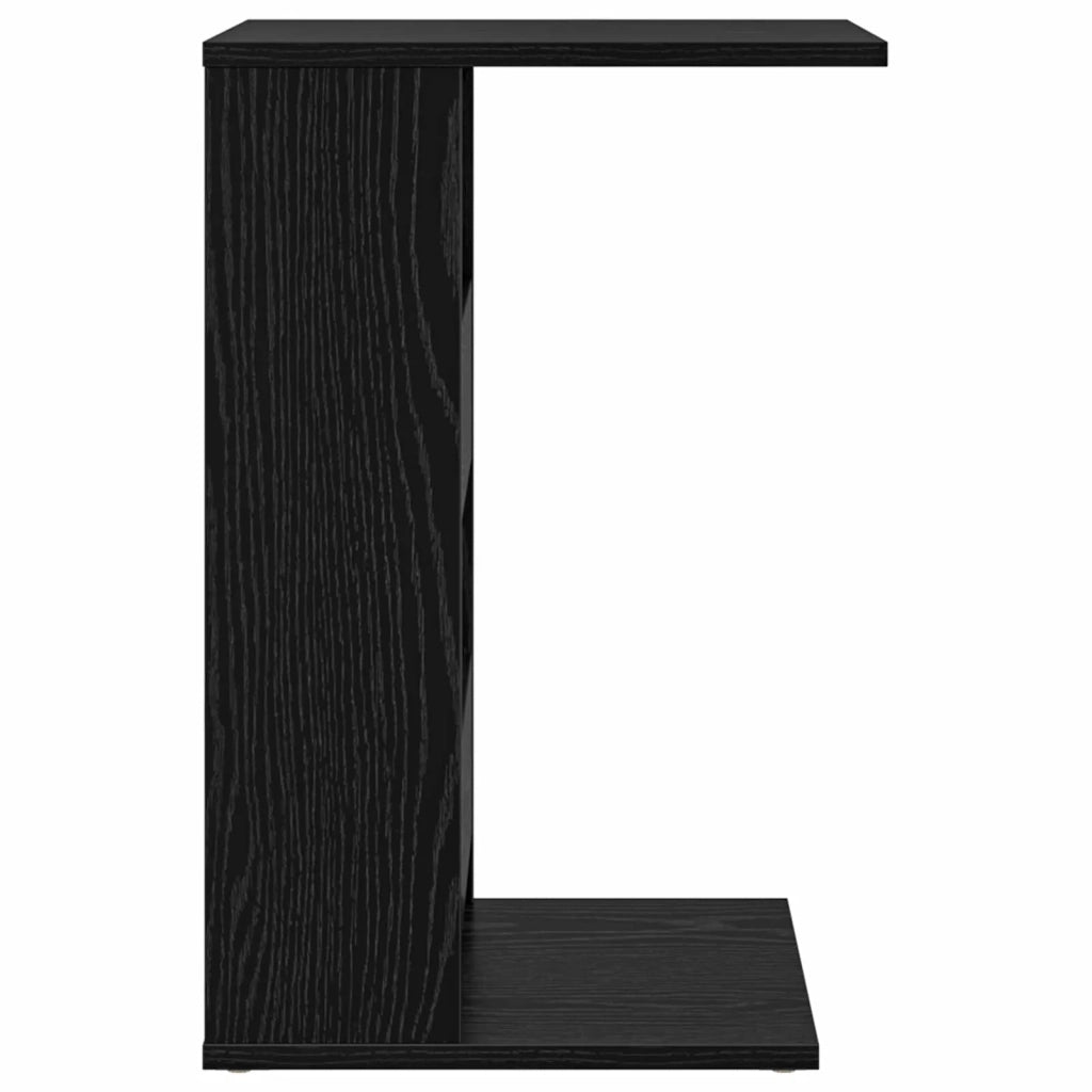 Tavolo laterale | Tavolino Rovere Nero 40 x 35 x 60,5 cm Legno multistrato