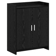 Mobile per scarpe con porta Rovere Nero 73,5 x 36 x 92 cm 8011308