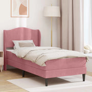 Struttura del letto con testiera Rosa 80 x 200 cm Velluto