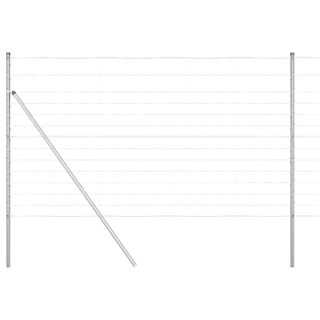 Palo della recinzione Zincato 50 x 1,4 m Acciaio