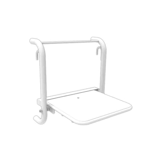 Sedile doccia ribaltabile, asportabile inox