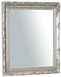 Biscottini Specchiera da appendere verticale/orizzontale finitura argento anticato.