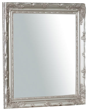 Biscottini Specchiera da appendere verticale/orizzontale finitura argento anticato.