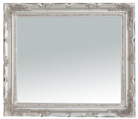 Biscottini Specchiera da appendere verticale/orizzontale finitura argento anticato.